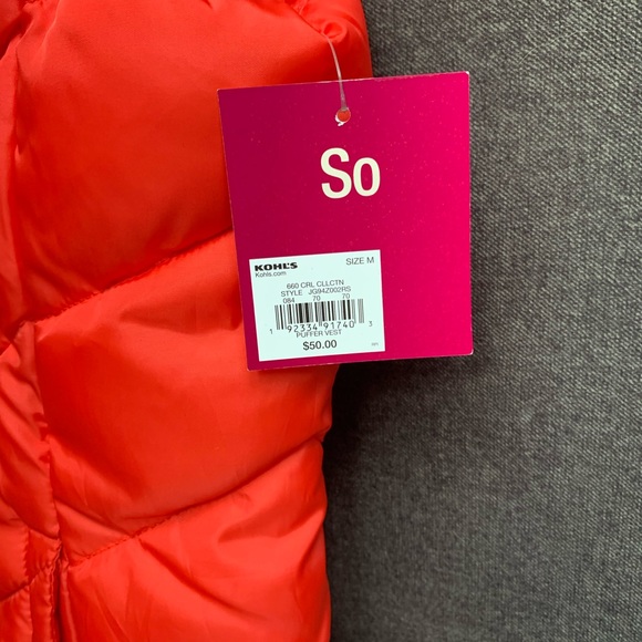 Puffer Vest NWT. Medium SO - Picture 2 of 6